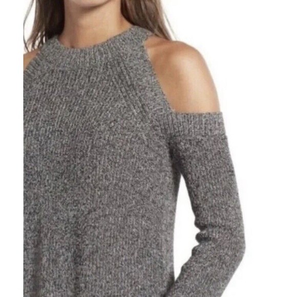 Rag & Bone Dana Cold Shoulder Marked Knit Sweater Size XS EUC - Picture 5 of 12